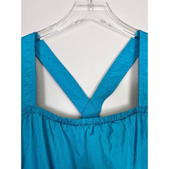 Free People Movement Women's Blue Crop Top Sleeveless Size Small - Picture 2 of 6
